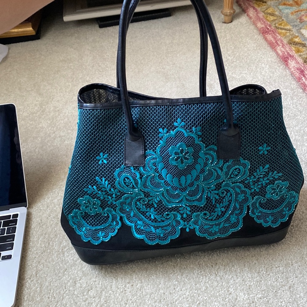 Isabella Fiore turquoise purse